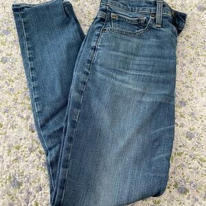 Lucky Brand Women's Skinny Jeans in Medium Blue Wash